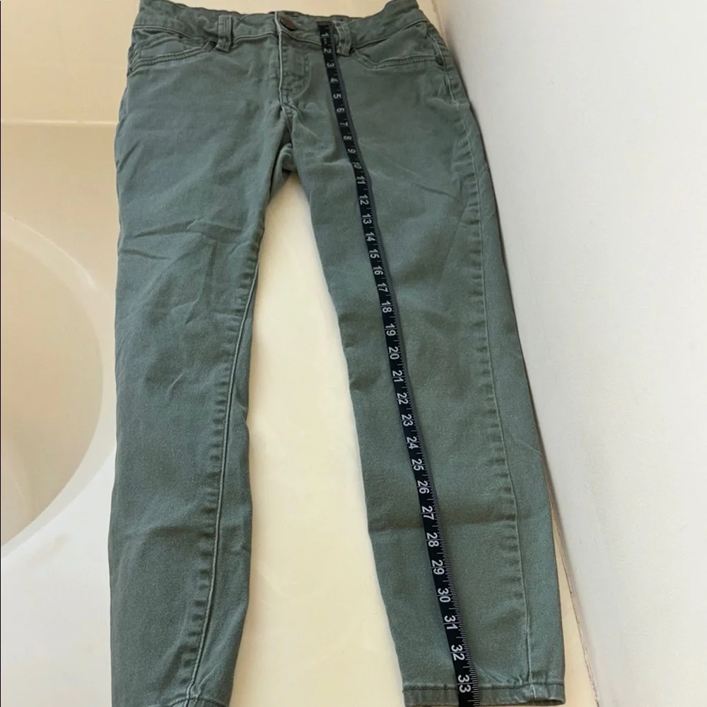 Women's Olive Straight Legged Paint - Picture 4 of 4